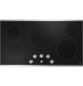 JEP5036STSS GE® 36" Built-In Knob Control Electric Cooktop
