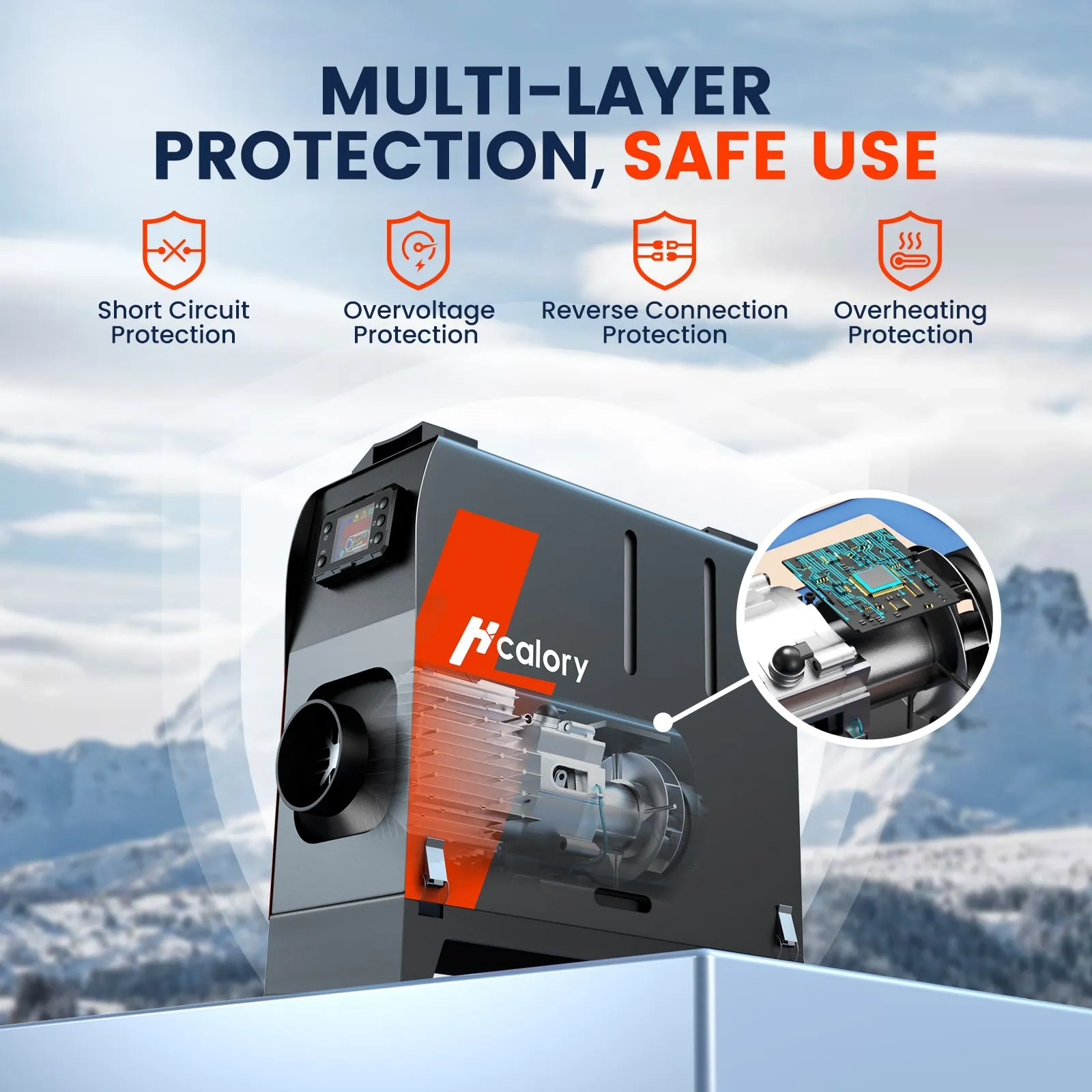 L1 Diesel Heater Station-SE, 8KW 12V All In One bluetooth