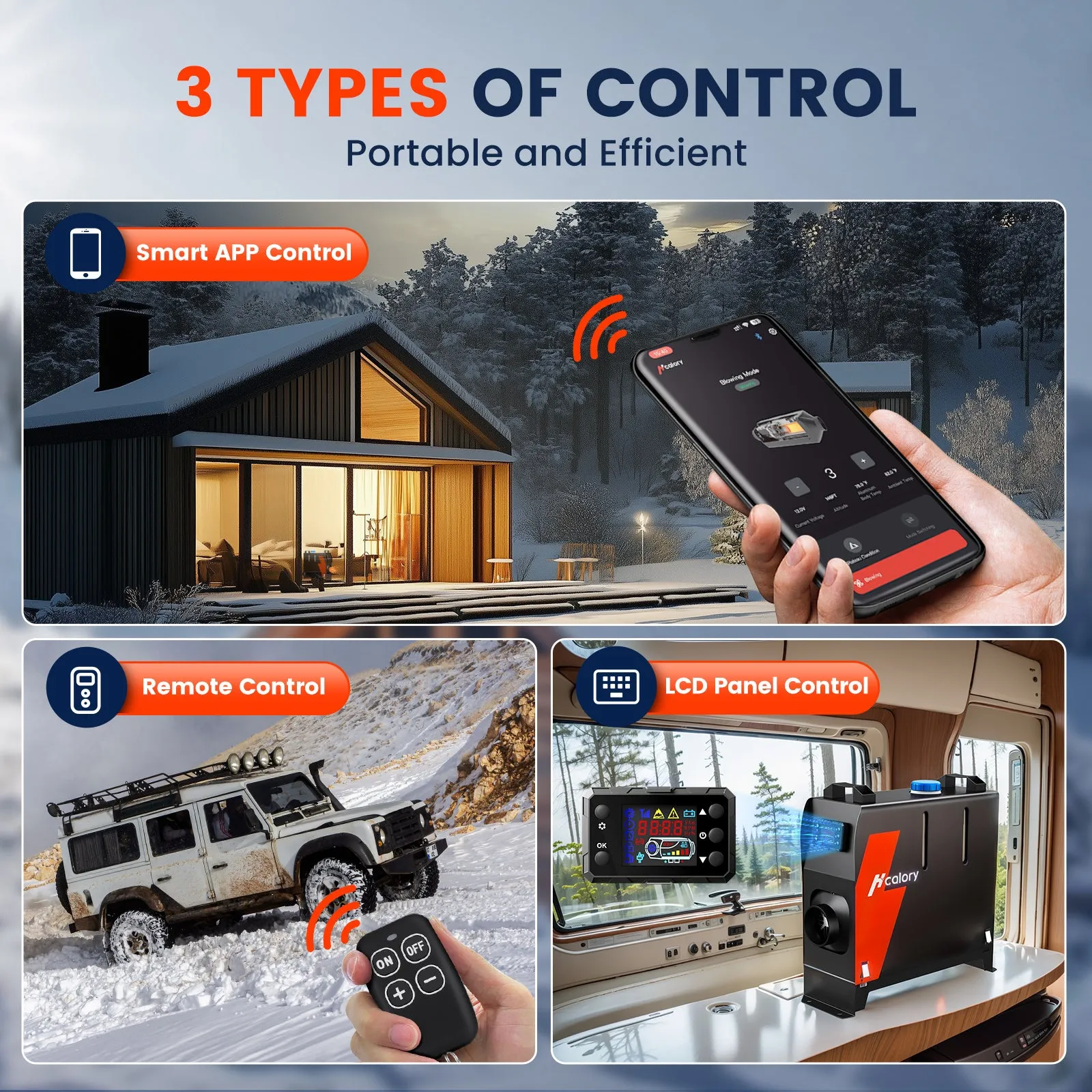 L1 Diesel Heater Station-SE, 8KW 12V All In One bluetooth