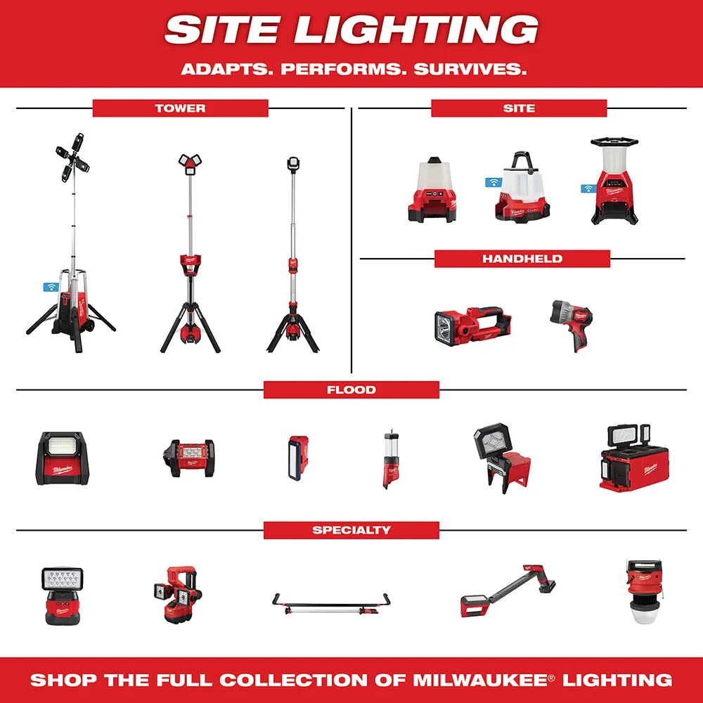 Milwaukee M12 ROCKET 5.75" Dual Power Tower Light