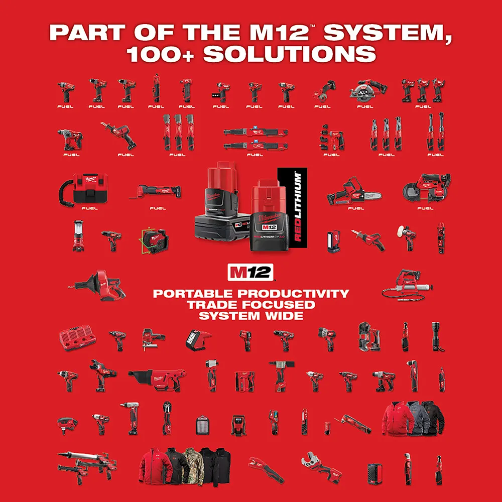 Milwaukee M12 ROCKET 5.75" Dual Power Tower Light