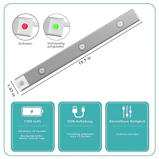 Motion Sensor LED Lights (Pack of 3)