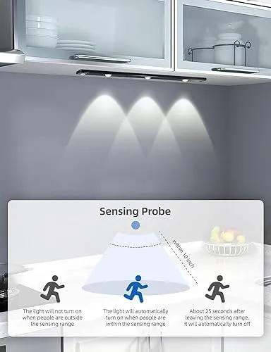 Motion Sensor LED Lights (Pack of 3)