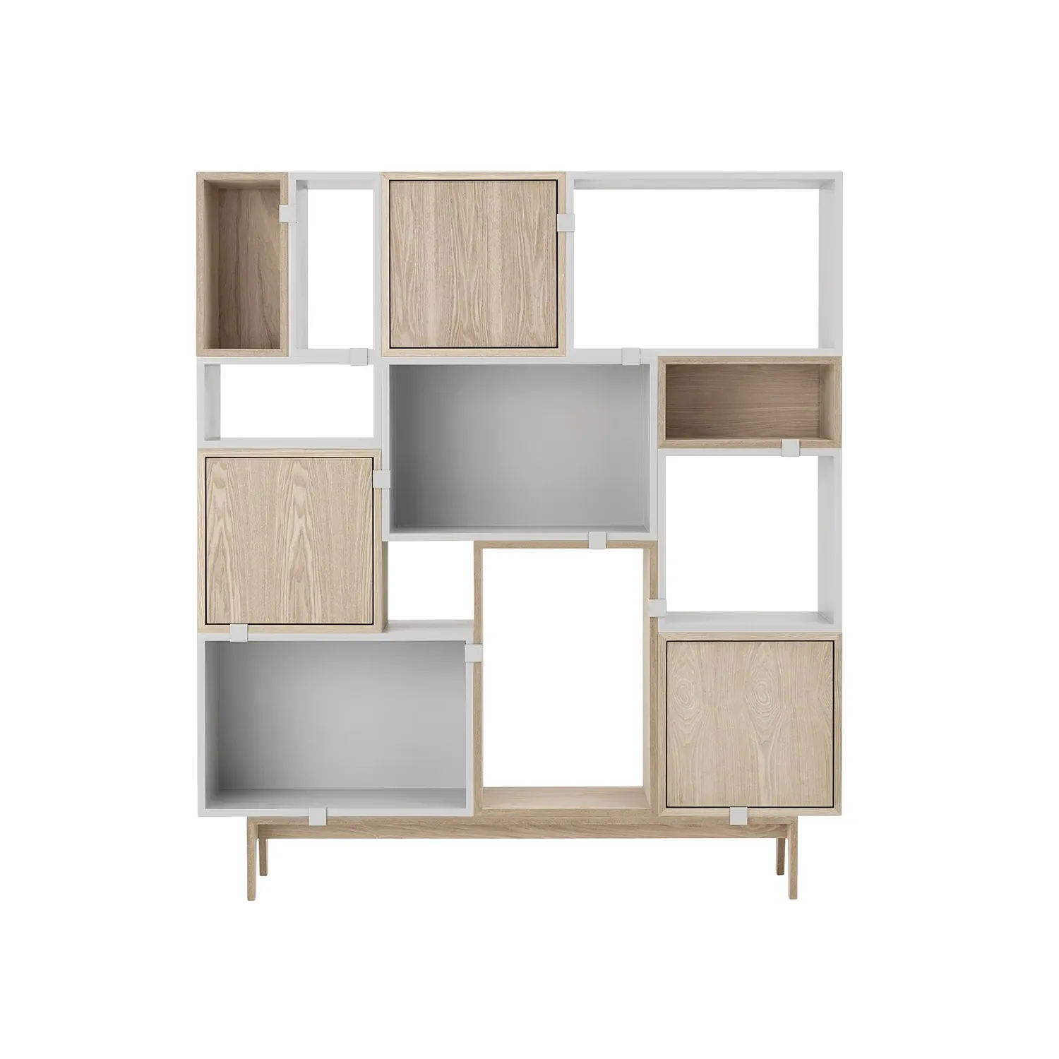 muuto | stacked storage system | podium | oak - DC