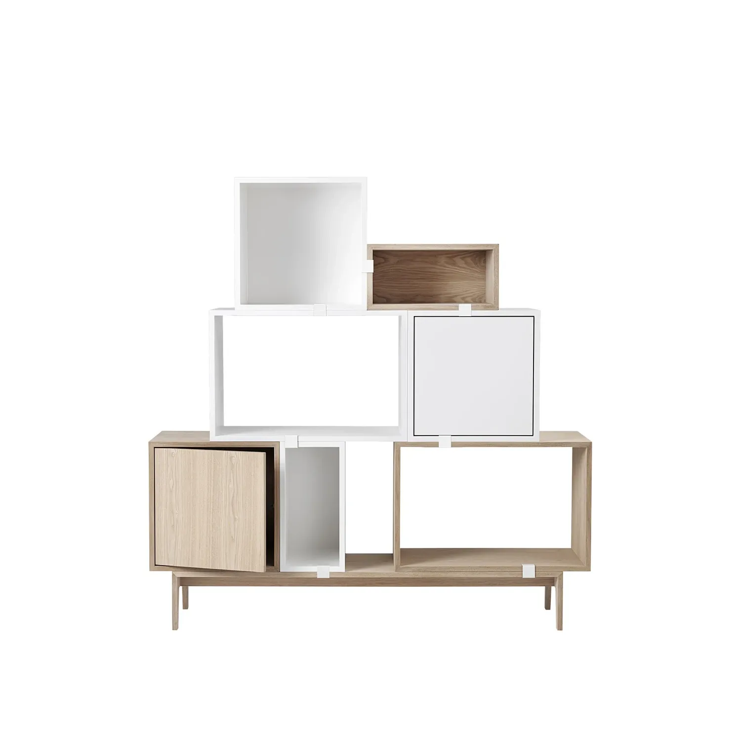 muuto | stacked storage system | podium | oak - DC