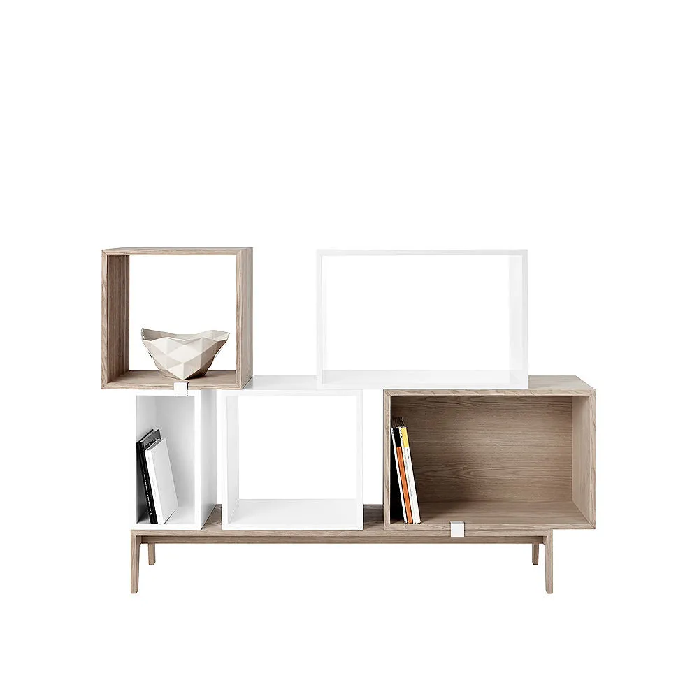 muuto | stacked storage system | podium | oak - DC