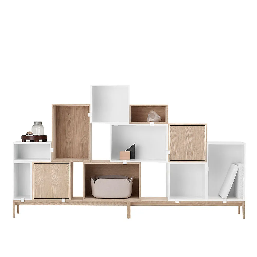 muuto | stacked storage system | podium | oak - DC