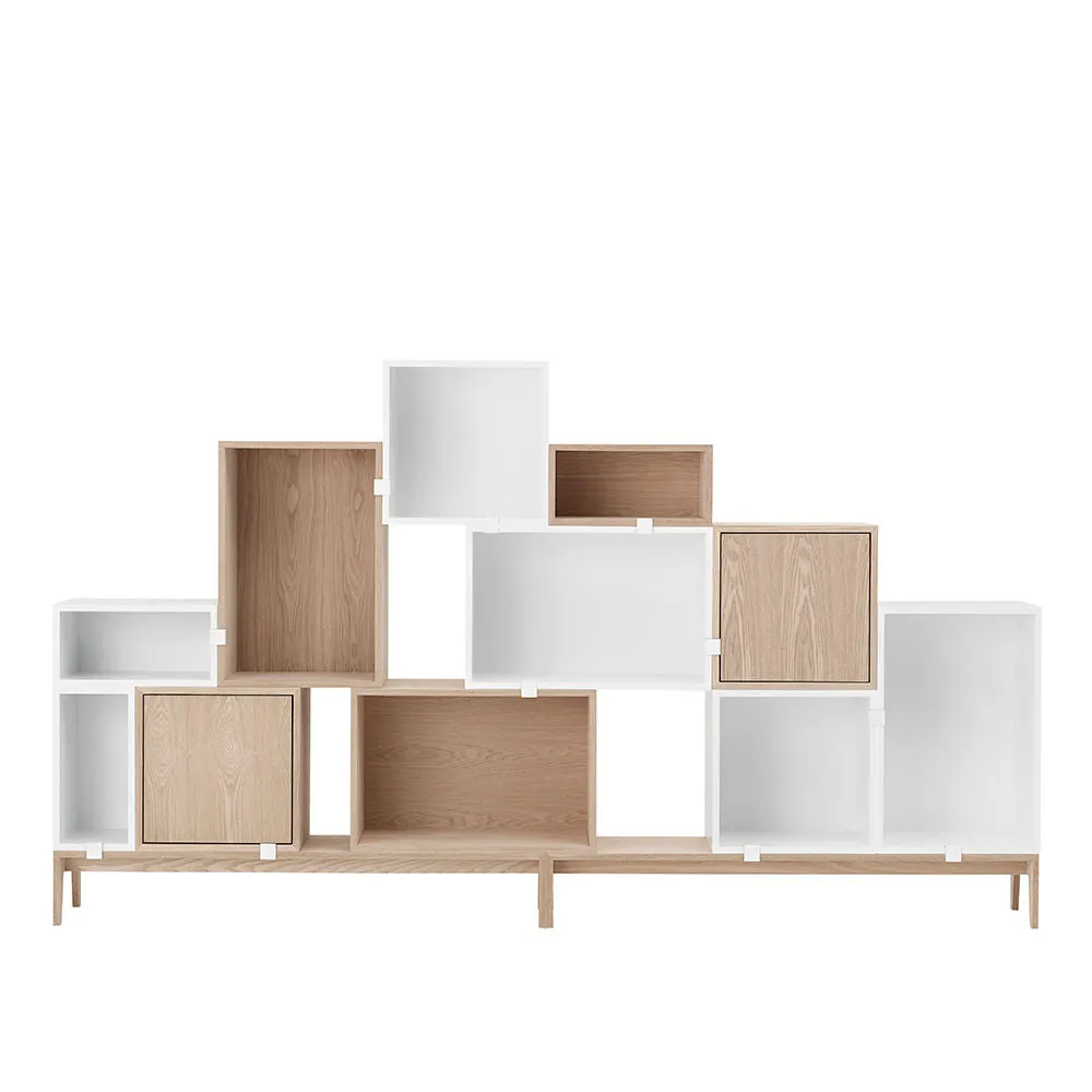 muuto | stacked storage system | podium | oak - DC