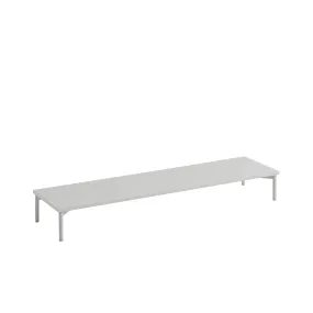muuto | stacked storage system | podium with tube base 131cm | grey