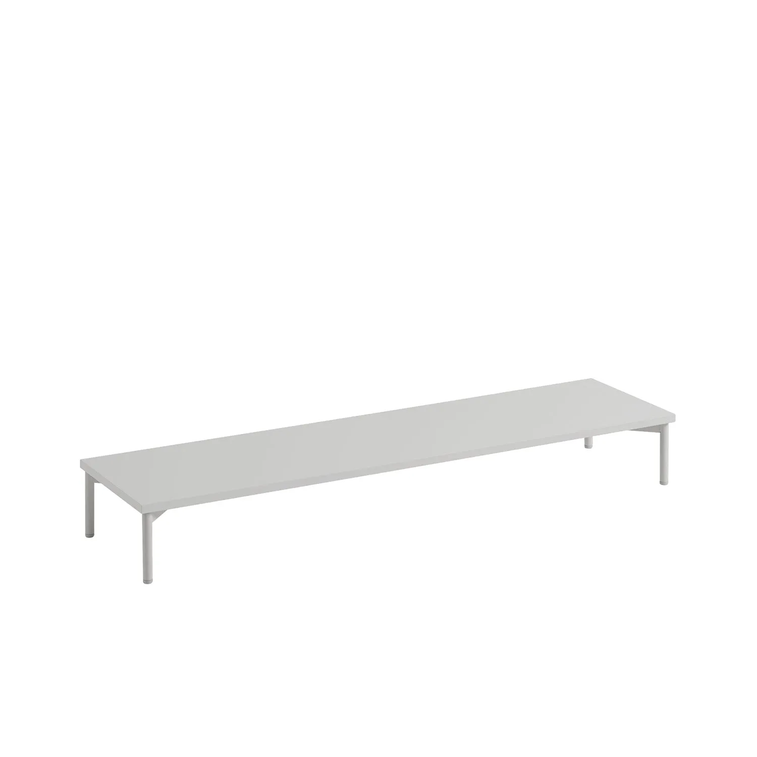 muuto | stacked storage system | podium with tube base 131cm | grey