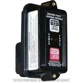 PGFM-211-B-A1, GFCI Lineguard Ground Fault Protection Relay for Single or Split Phase Systems, 5mA Detection, 50 Amp Max Ipn, 240VAC Supply, Panel Mount, Auto Reset, Note: Requires Suitable Air Pax Breaker