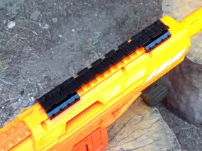 Picatinny Rail to Foam Dart Rail (9-Slots) Adapter for Airgun, Airsoft Gun, Foam Dart/Ball Blaster, and Paintball Marker - AirPower3D