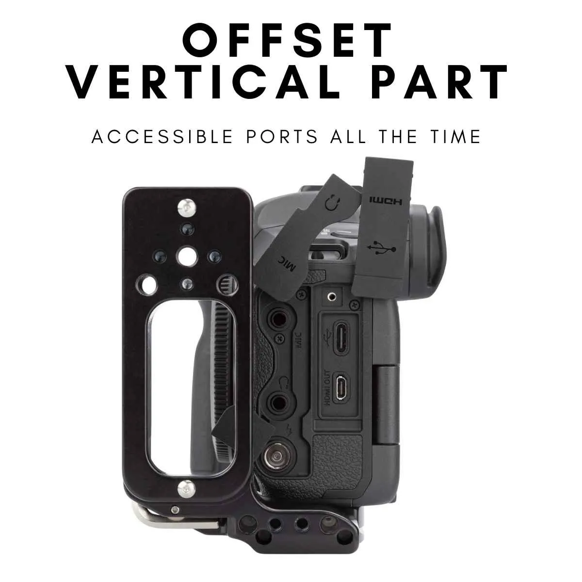 PLCR56 Arca-Swiss L-Bracket for Canon EOS R5, R6, R5 Mark II and R6 Mark II Mirrorless Camera