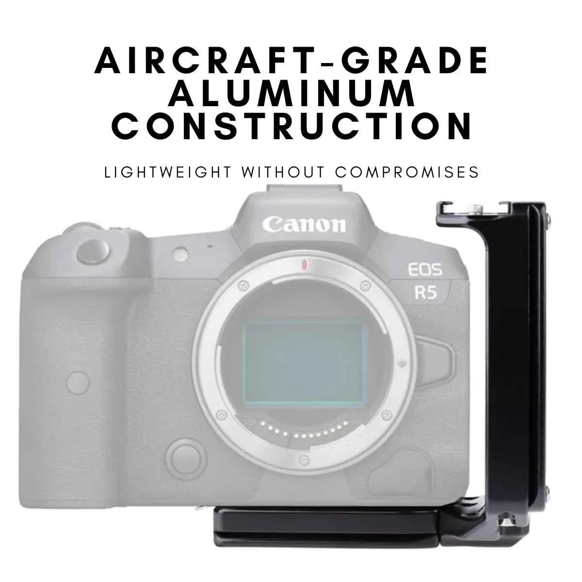 PLCR56 Arca-Swiss L-Bracket for Canon EOS R5, R6, R5 Mark II and R6 Mark II Mirrorless Camera