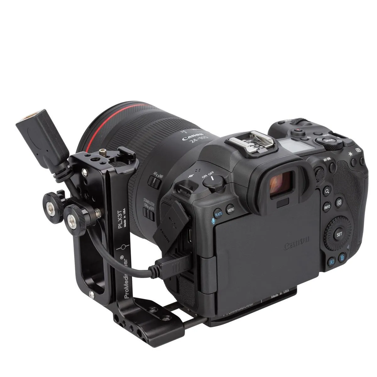 PLCR56 Arca-Swiss L-Bracket for Canon EOS R5, R6, R5 Mark II and R6 Mark II Mirrorless Camera