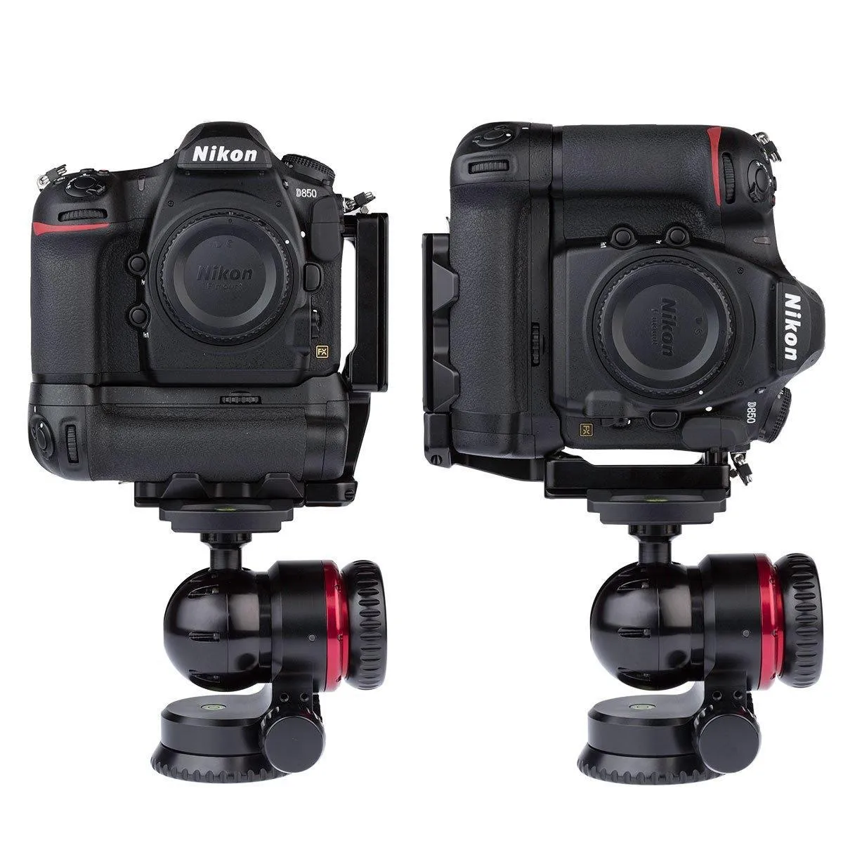 PLNMBD18 Arca-Swiss L-Bracket for Nikon D850 with MB-D18 Grip