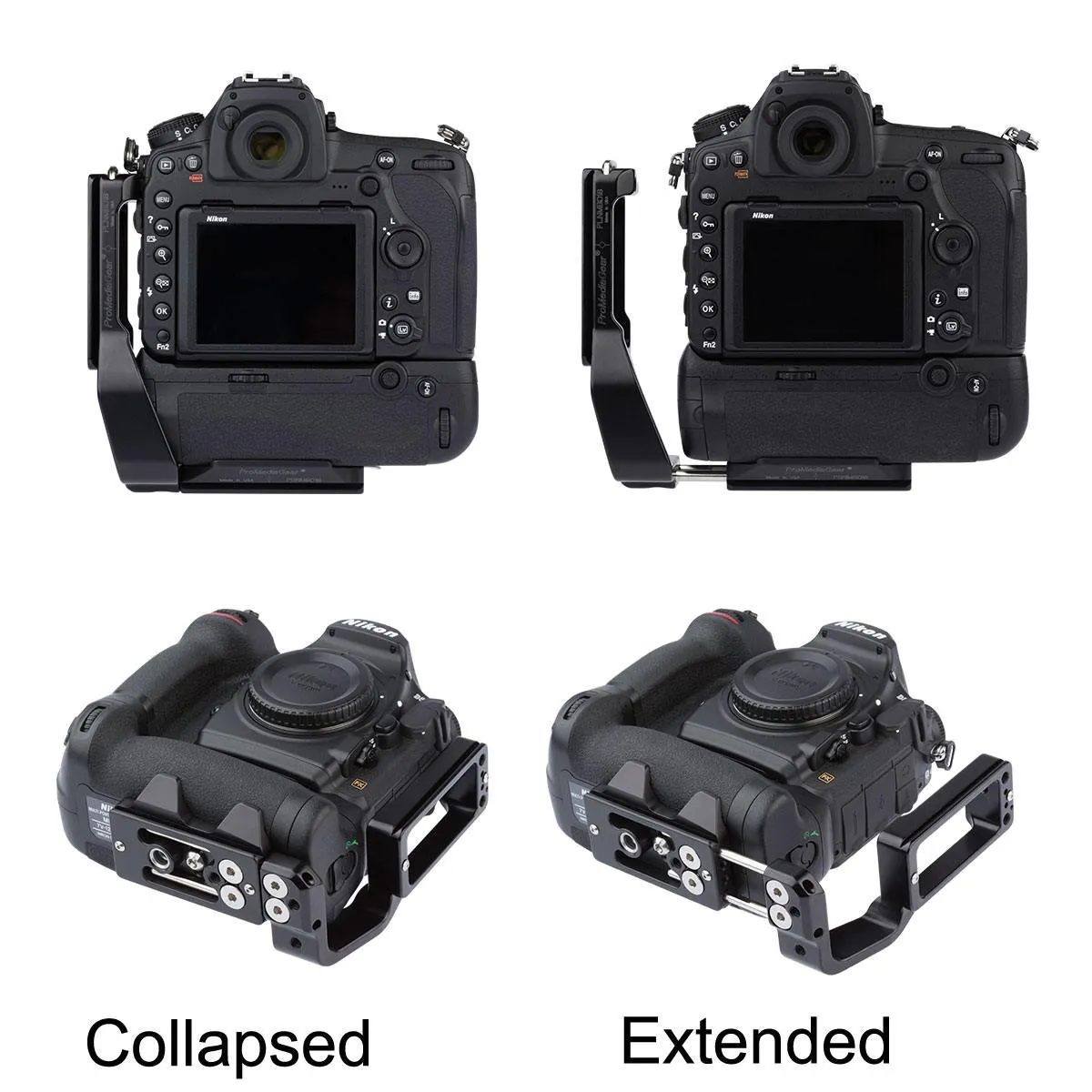 PLNMBD18 Arca-Swiss L-Bracket for Nikon D850 with MB-D18 Grip
