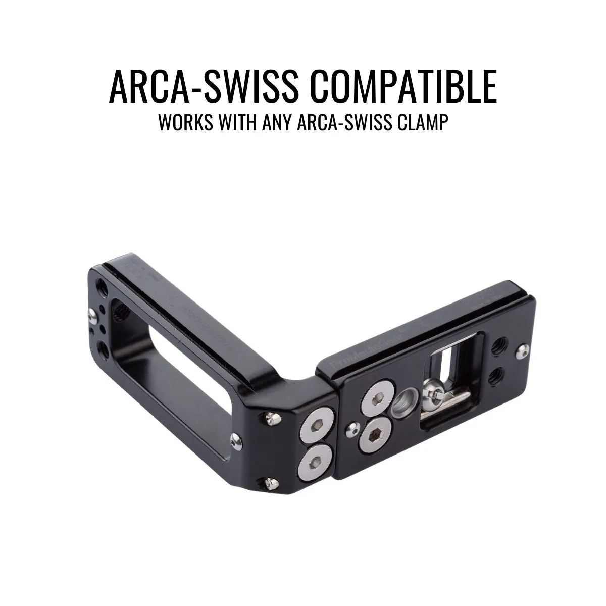 PLX3x Universal Arca-Swiss L-Bracket for Cameras without a battery grip