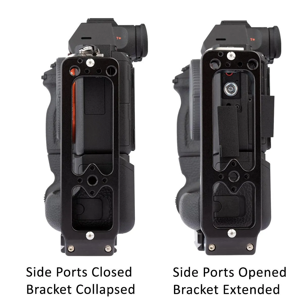 PLX4x L-Bracket for Cameras with a Battery Grip (Arca-Swiss)