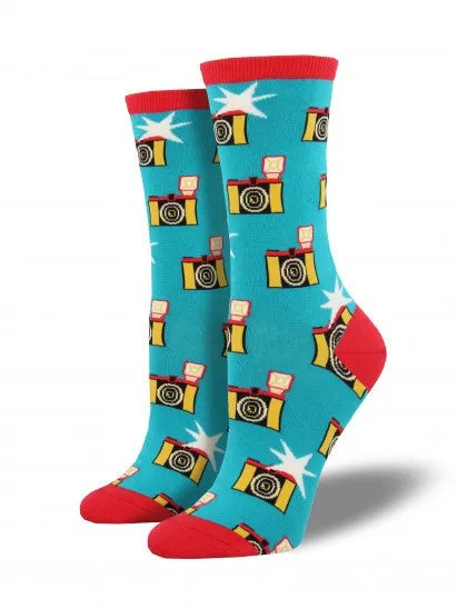 Pop-Arazzi Camera Socks (Women's)