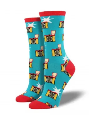Pop-Arazzi Camera Socks (Women's)
