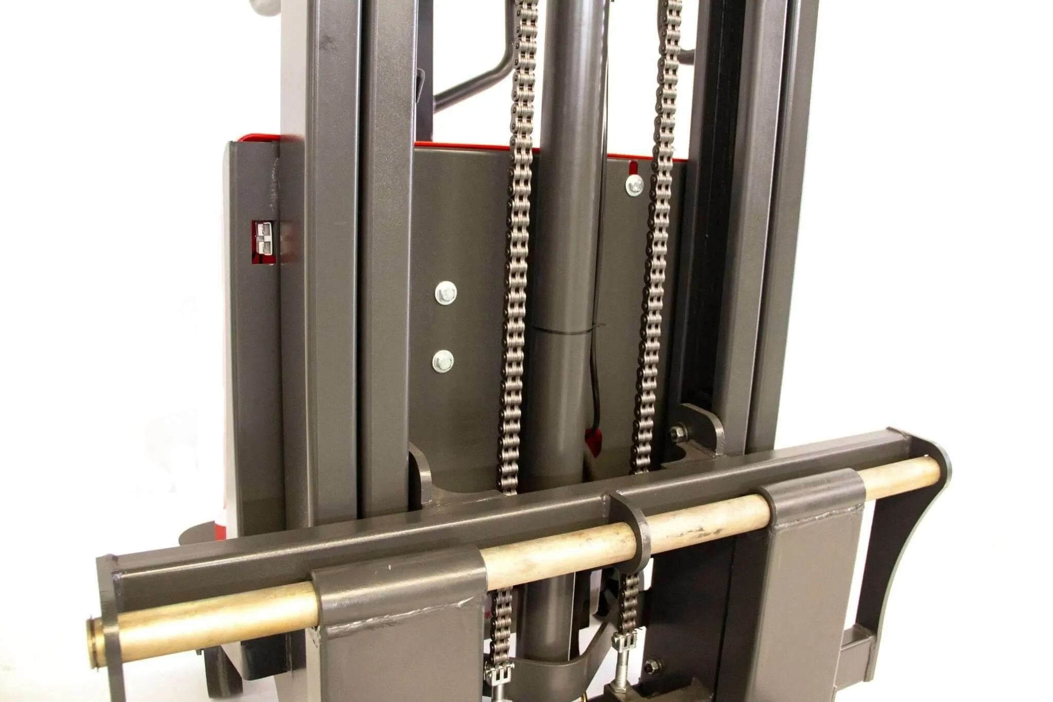 PS3300SE-2M Semi-Electric Pallet Stacker, 3300 lbs Capacity, 6.6 ft Lifting Height