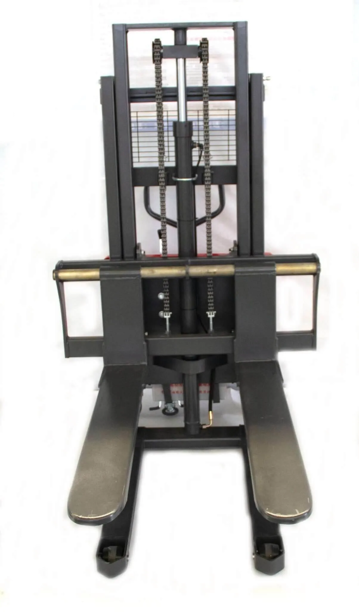 PS3300SE-2M Semi-Electric Pallet Stacker, 3300 lbs Capacity, 6.6 ft Lifting Height