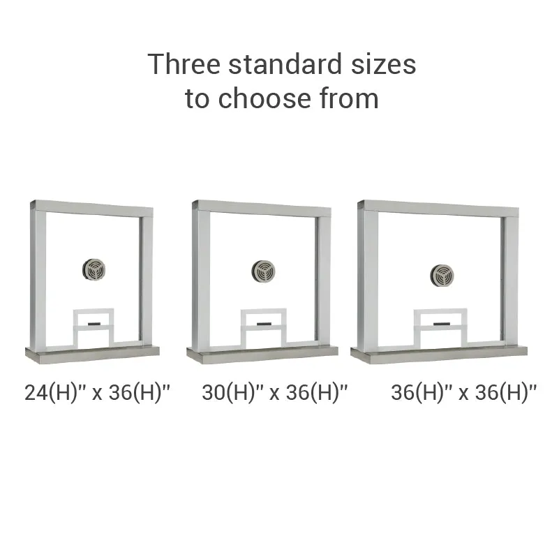 Quikserv T2 Style Ticket Window with Slide Up | Various Sizes and Bullet Resistant Options