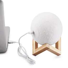 Rechargeable Touch Sensor Control Led 3D Moon Lamp Pb-17