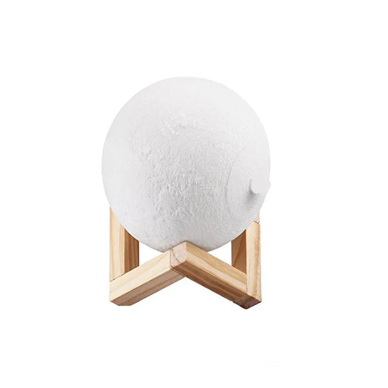 Rechargeable Touch Sensor Control Led 3D Moon Lamp Pb-17