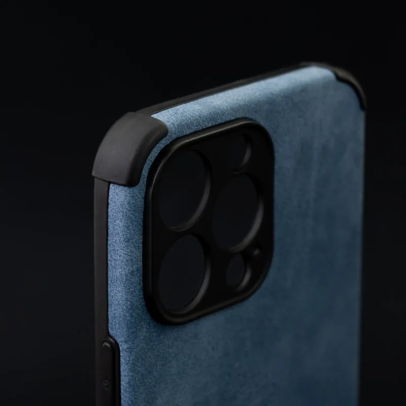 Sandy Tan Suede Finish Luxury iPhone Case