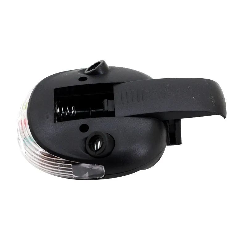 Shell Shape Bicycle Safety Rear Warning Tail Light with 2 Laser Beams and Colorful Lights