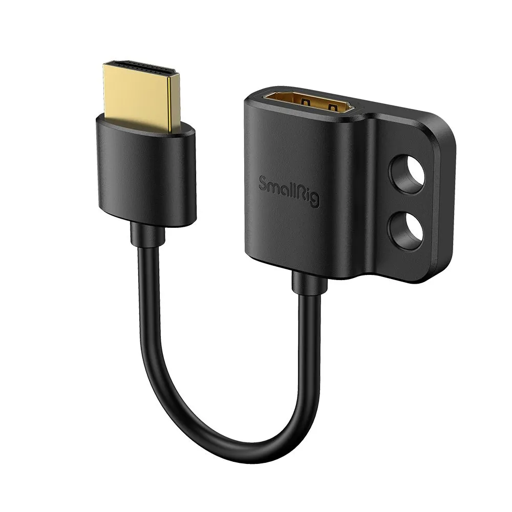 SmallRig Ultra Slim 4K HDMI Adapter Cable A to A 3019 (Black)
