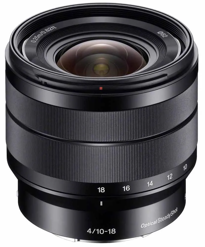 Sony E 10-18mm f/4 OSS Lens