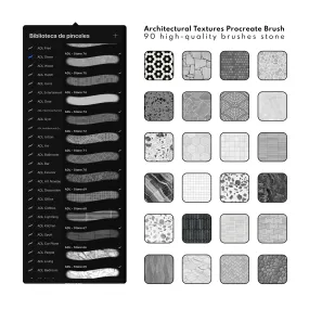 Stone Texture Brush Pack for Architecture