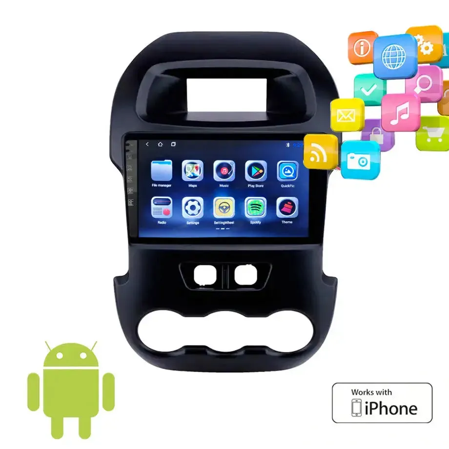 Suitable To Fit - Ranger T6 (12-15) 9 Inch Android Entertainment & GPS System