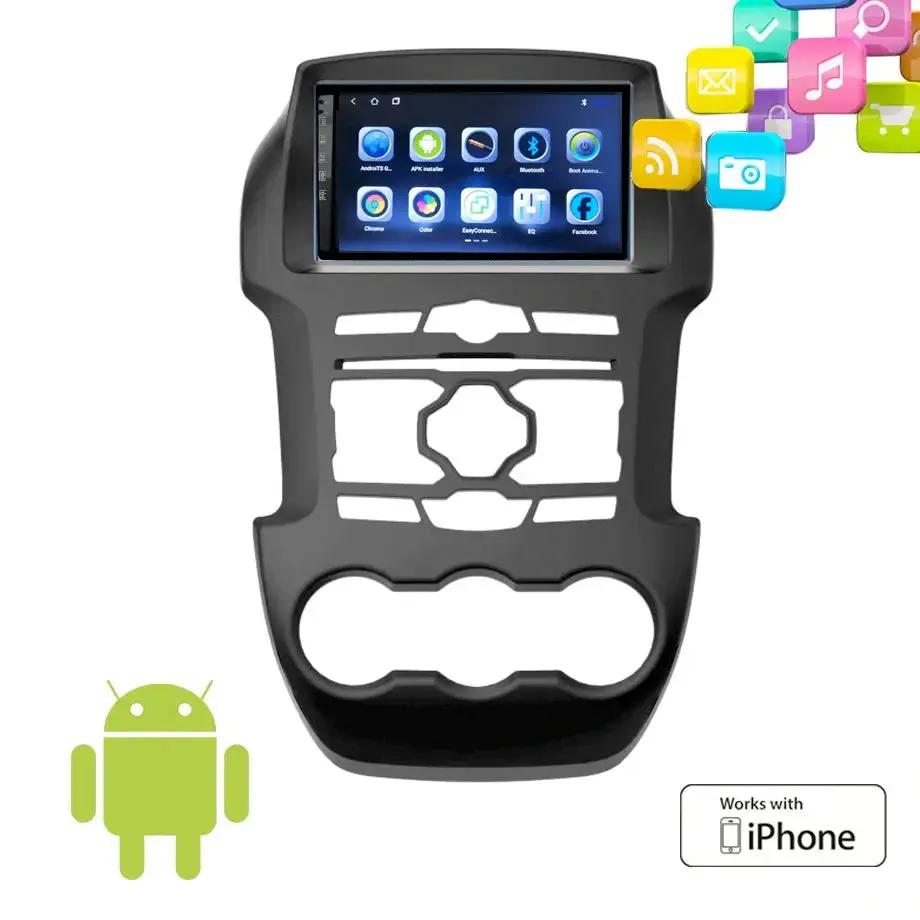 Suitable To Fit Ranger T6 (12-15) - 9 Inch Android Entertainment & GPS System