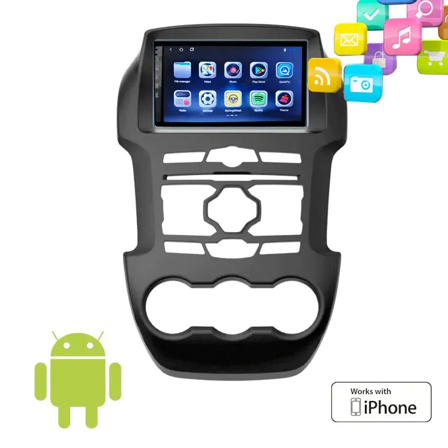 Suitable To Fit Ranger T6 (12-15) - 9 Inch Android Entertainment & GPS System