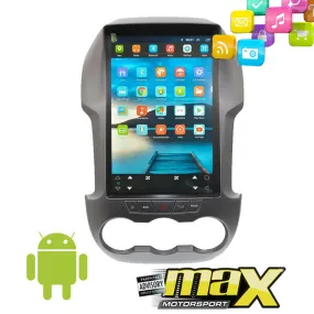 Suitable To Fit Ranger T6 12.1 Inch Tesla Style Android Entertainment System