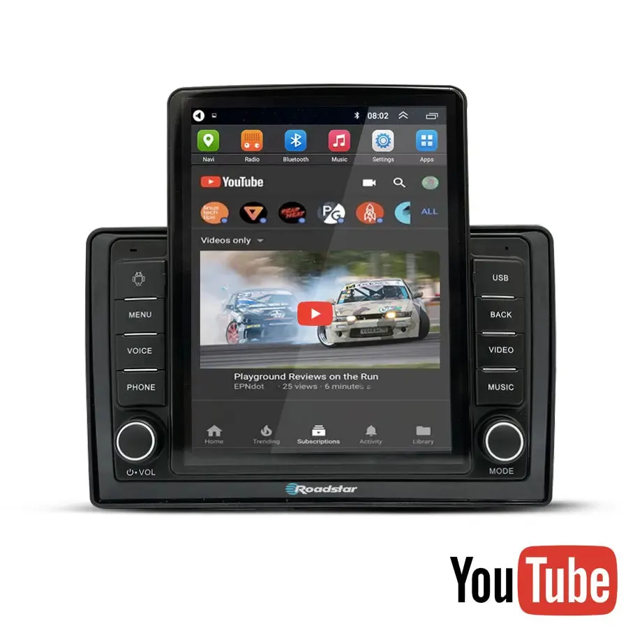 Suitable To Fit VW - Roadstar 10.1 Inch Tesla Style Android Entertainment & GPS System