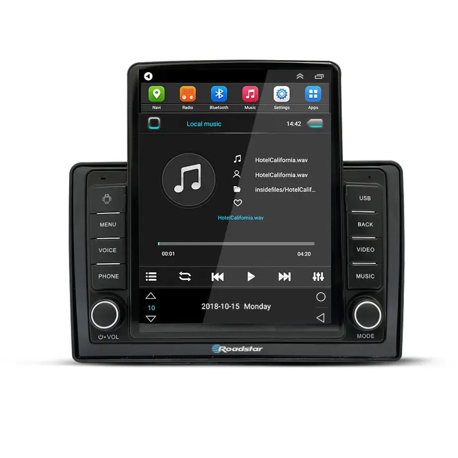 Suitable To Fit VW - Roadstar 10.1 Inch Tesla Style Android Entertainment & GPS System
