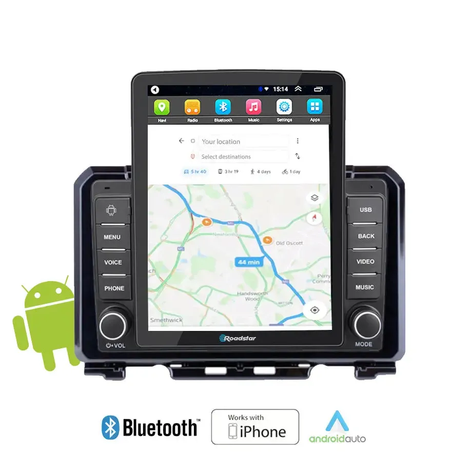 Suzuki Jimny (19-On) - Roadstar 9.5 Inch Tesla Style Android Entertainment & GPS System