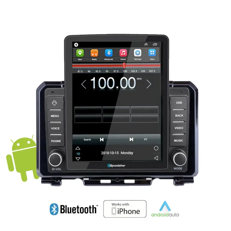 Suzuki Jimny (19-On) - Roadstar 9.5 Inch Tesla Style Android Entertainment & GPS System