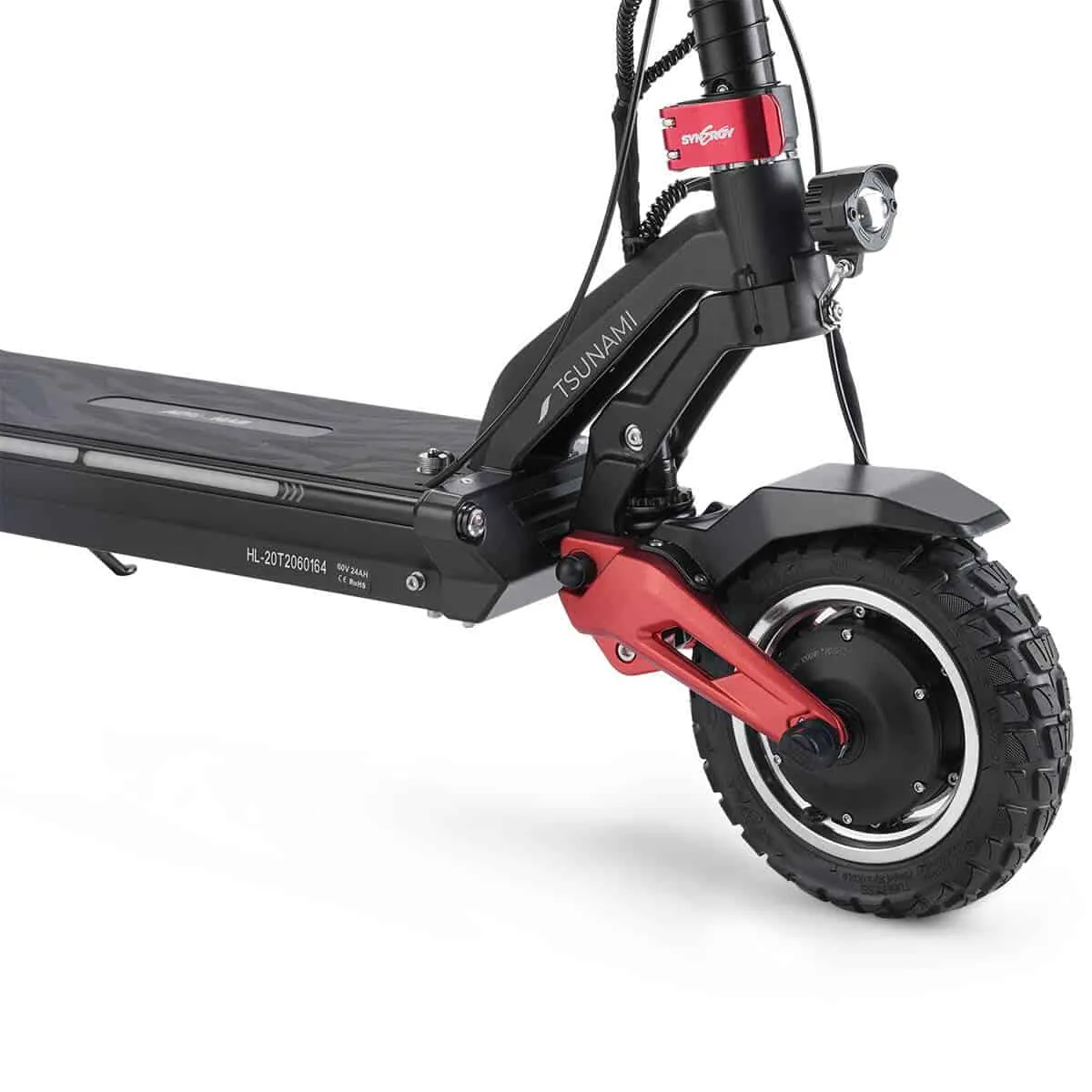 SYNERGY| TSUNAMI Dual Powerful 1200W X 2 52V, 24.8Ah Offroad electric Scooter