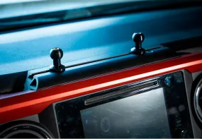 Tacoma Dash Accessory Mount - Dash Mount // No // Tackfrom Tablet Cradle and 3.5in Arm // Tackform Action Camera Assembly with 3.5in Arm