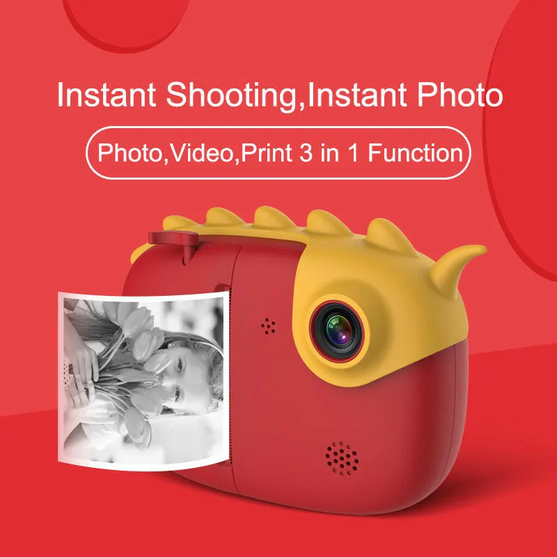 The New Shoot-And-Get High Definition Children's Camera Print Photo Camera Shoot And Get Printable DIY Graffiti