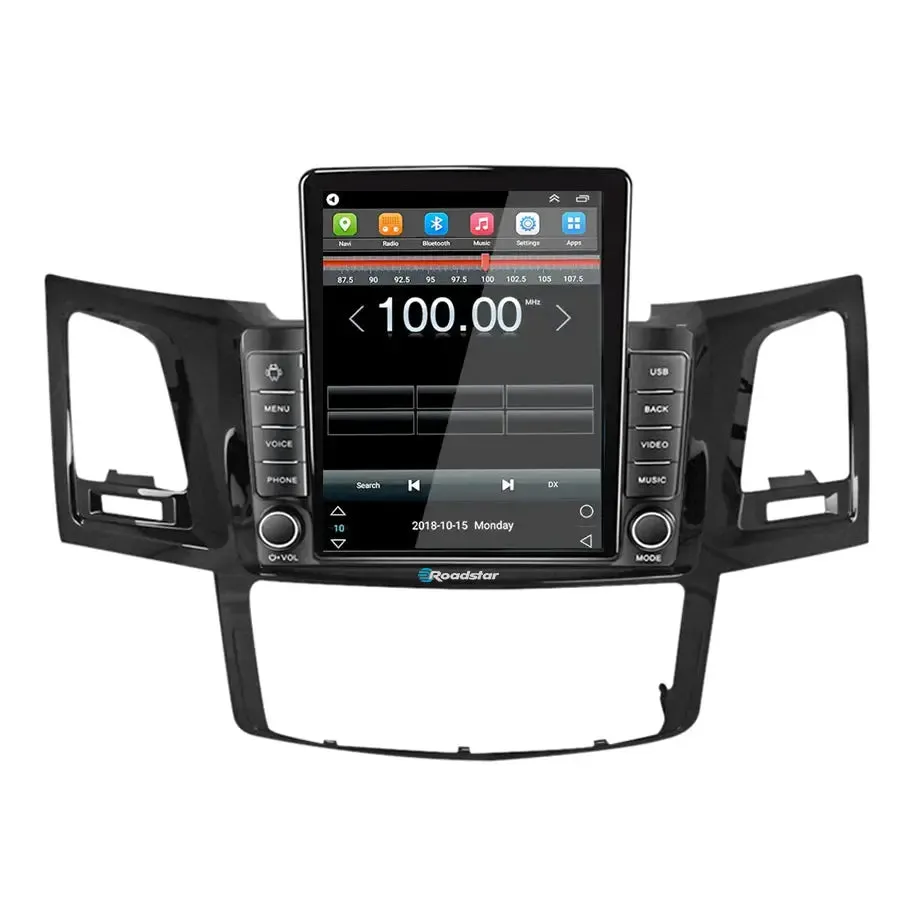 Toyota Hilux (05-14) - Roadstar 9.5 Inch Tesla Style Android Entertainment & GPS System