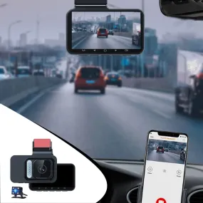 versatile Clear Driving Recorder 3-Inch High-Definition Lens 1080P Front and Rear Recording Dash Cam Reverse Camera Mobile Phone Automobiles & Motorcycles on Clearance