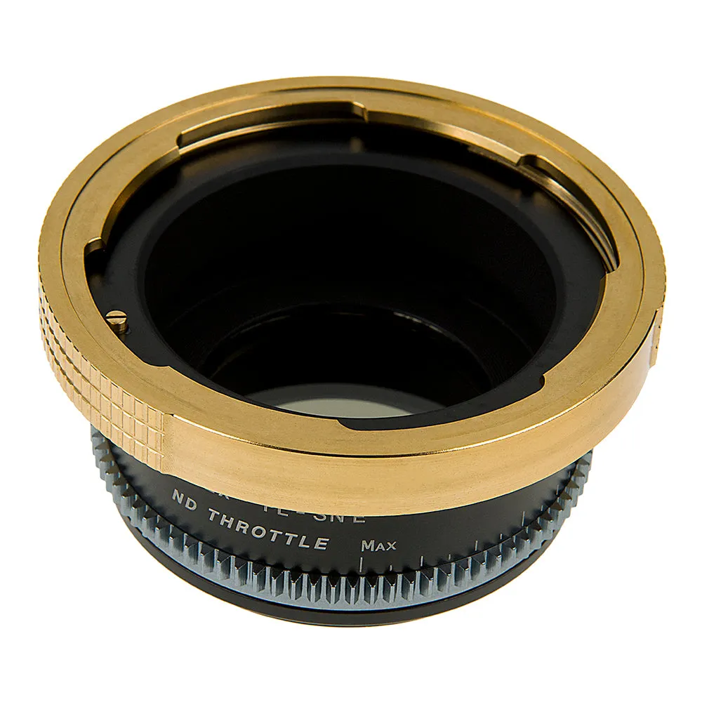 Vizelex Cine ND Throttle Lens Mount Adapter - Arri PL (Positive Lock) Mount Lens to Sony Alpha E-Mount Mirrorless Camera Body with Built-In Variable ND Filter (2 to 8 Stops)