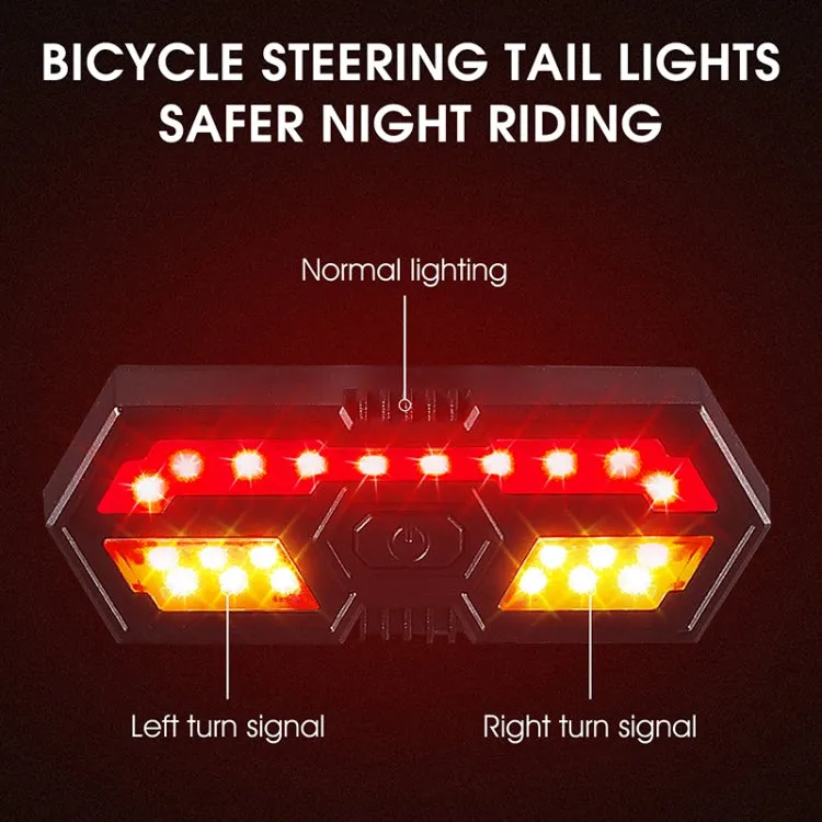 WEST BIKING Bicycle Remote Control Tail Light With Horn Tone(Black)